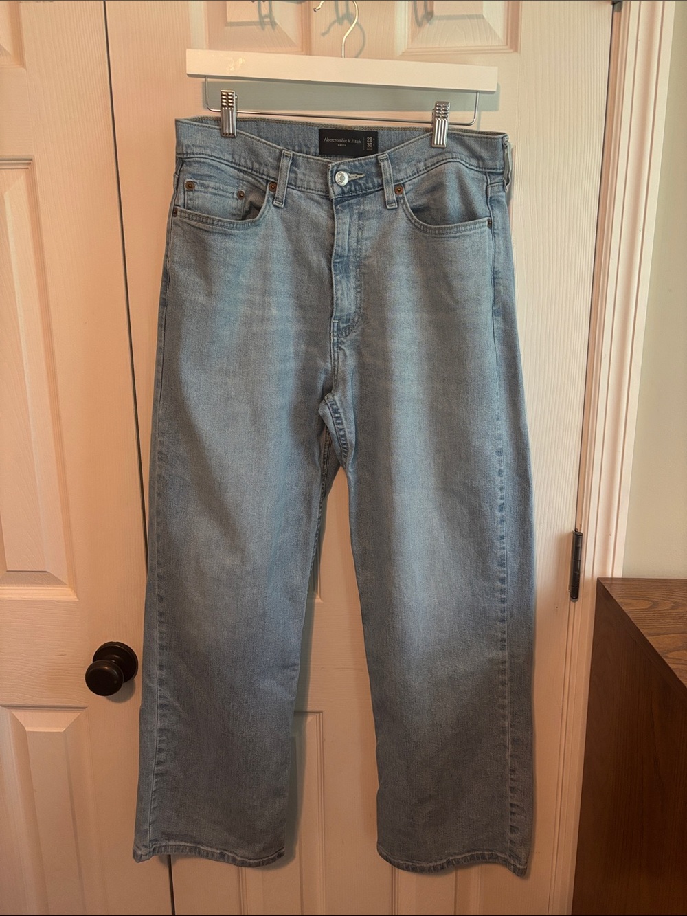 Abercrombie & Fitch Light Blue Men’s Baggy Jeans
